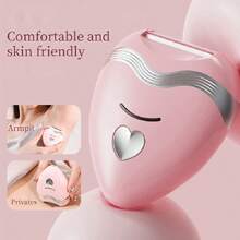 Women's Electric Shaver - Wet & Dry Painless Hair Removal Trimmer For Bikini, Eyebrows, Face, Legs And Underarms - Portable Bikini Trimmer - Rechargeable, Cordless - Gentle & Effective Shaving, Battery Capacity: 200mAh