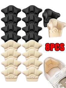 2-8Pcs Heel Stickers Heel Protectors Sneaker Shrinking Size Insoles Anti-Wear Feet Shoe Pads Adjust Size High Heel Cushion Inserts