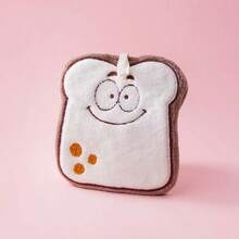 1条挂式厨房吸水手巾，卡通动物图案/多种颜色可选；1条北欧风加厚珊瑚绒手巾，挂式，圆角设计，三层加厚速干毛巾工艺；吸水速干厨房抹布；适合作为中国新年乔迁礼物、日常家居用品、浴室装饰、秋季装饰、开学季礼物、洗碗巾、厨房毛巾。 - 彩色 - 查看 15