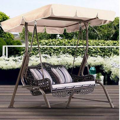 1 peça de cobertura de rede de cor sólida, 190T/210D/420D revestido em prata, à prova d'água e de poeira para rede ao ar livre, adequada para jardim e pátio, todas as estações, leve e dobrável para fácil armazenamento