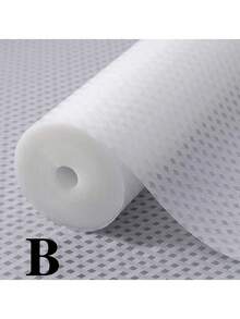 1 rollo de revestimiento antideslizante para cajones, alfombrilla impermeable para refrigerador, revestimiento de cajón recortable, alfombrilla de escritorio de EVA sin adhesivo, a prueba de aceite, impermeable, resistente a las manchas, lavable para cocina, gabinete, baño escolar, oficina, hogar, viaje, decoración del Día de la Madre para cajones