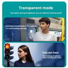 Monster XT02 True Wireless Bluetooth Earbuds With Active Noise Cancellation, Lightweight In-Ear Music, Gaming And Sports Earphones (Chinese Packaging) - Pink Purple - View 4