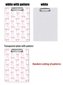 Personalized Teacher'S Gifts, Bow Pattern Folder,A4 Size(31.5cm*22.5cm),Teacher Clipboard,Teacher Graduation Gift, Back To School,School Supplies,Teachers Day Gift,Back To School Gift, Perfect Gift For Teachers,Cute Hanging Writing Board, Office Supplies, Clipboard,Suitable For Teacher Appreciation Gifts During The Back To School Season, Teacher'S Day, And The End Of The Semester, Practical And Commemorative Stationery