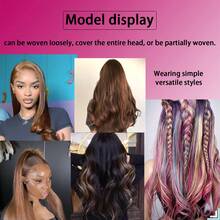 10pcs Brown Thick Tape In Hair Extensions Kanekalon Synthetic Hair 24 Inches 50g/Pack PU Seamless Tape In Extensions Silky Straight Suitable For All Women's Hair Needs