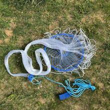 Fishing Net With Flying Disc 3ft-12ft Monofilament Hand Throwing Net Durable And Sturdy Fishing Net Suitable For Various Fish Fishing Species, Fishing Accessories, Complete Kit, Work Tools, Fishing Cast Nets, Fishing Net, Sport Fishing