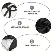 1 Car Trunk Protector - Durable Cargo Anti-Slip Mat, Pet Mat, And Interior Accessories Set, Suitable For All Car Models - màu đen - Xem 11