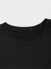 Systen Of A Down T-Shirt Rock Band Unisex Male Female 100% Cotton Top Premium Streetwear New Release Immediate Shipping Various Colors!! Plus Size - 黑色 - 查看 2