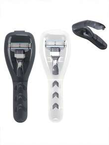 2 Pieces Of Manual Shavers, Ergonomic Anti-Slip Handle, With Five Layers Of Sharp Blades, Close To The Facial Contour, Smooth And Clean Shaving, Effectively Reduce Skin Friction, Suitable For Dry And Wet Use, Convenient For Daily Shaving And Travel, Party Supplies, Closet Organizer, Bathroom Storage, Travel Bottle.