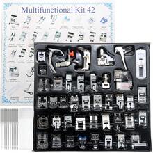 11/16/32/42/48/52pcs Sewing Machine Presser Foot Set Compatible With Brother, Baby Lock, Singer, Janome And Most Low Shank Sewing Machines, Complete Sewing Machine Presser Foot Kit, Home Sewing Machine Sewing Accessories, Sewing Machine Parts, DIY Sewing Accessories