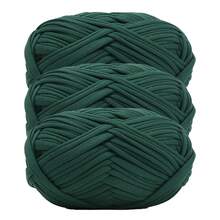 1/3pcs(100g/300g) Premium Polyester Crochet & Knitting Yarn, 30m/100g/Pc Length - Ideal For DIY Projects, T-Shirts, Slippers & Baskets,Fabric Strip Handmade Weaving Diy Bag, Toy, Shoe, Carpet, Organizing Basket Thread