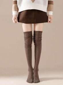 1/2/4 Pairs Over-The-Knee Socks For Women, Long Thigh High Stockings For Spring, Summer, Autumn, Winter, Maternity, Non-Slip