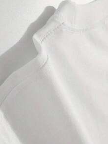 Una camiseta masculina de algodón 180g,The T-shirt has a white  logo on it,adecuada para deportes de ocio diarios, versátil - Negro 5 - Ver 10