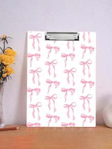 Personalized Teacher'S Gifts, Bow Pattern Folder,A4 Size(31.5cm*22.5cm),Teacher Clipboard,Teacher Graduation Gift, Back To School,School Supplies,Teachers Day Gift,Back To School Gift, Perfect Gift For Teachers,Cute Hanging Writing Board, Office Supplies, Clipboard,Suitable For Teacher Appreciation Gifts During The Back To School Season, Teacher'S Day, And The End Of The Semester, Practical And Commemorative Stationery