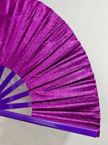 Big Fan Makes Noise Super Shine Glitter Party Show Carnival Decoration - 紫色 - 查看 3