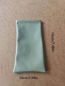 1 pieza Estuche magnético multifuncional para gafas, bolsa de almacenamiento compacta y portátil para gafas de sol con autoadhesión, bolsa de tela resistente adecuada para el almacenamiento doméstico de gafas, caja portátil para gafas de sol, bolsa colgante para gafas, funda protectora de cierre automático para llevar - Multicolor - Ver 8