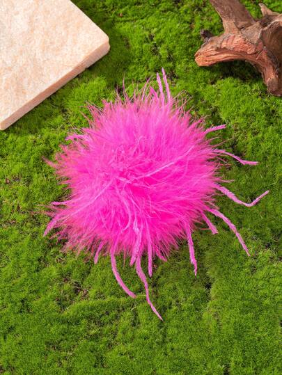 قطعة واحدة من دبوس الريش الصناعي على شكل نعامة عصري، متعدد الاستخدامات للارتداء اليومي والتجمعات والحفلات والمناسبات، مناسب للخريف والشتاء