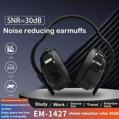 Cuffie antirumore regolabili serie Vian 1427, protezione dell'udito/SNR 30 dB/certificazione CE, adatte per sport all'aperto, uso quotidiano e riduzione del rumore