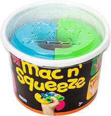 Schylling NeeDoh  'N' Squeeze - Sensory Squeeze Toy - Contains 4 Squishy Noodles - 3" Wide - Color May Vary (Pack Of 1),This Is The Best Gift To Give Them On Christmas, Halloween Or A Child's Birthday. - 1 - 查看 2