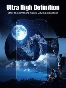 5pcs High Definition See-Through Tempered Glass Screen Protector, Ultra-Clear, Smooth Touch, Shatterproof Edges, Scratch-Resistant, Compatible With Apple 11/12/13/14/15/16/16 Plus/16 Pro/16 Pro Max/16e/17/17 Air/17 Pro/17 Pro Max Series - Clear - View 8