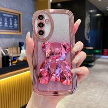 Wavy Pattern Phone Case Compatible With Apple 17 Pro Max, Galaxy S24 Ultra/S24 Plus/S24, S23 Ultra/S23 Plus/S23, S22 Ultra/S22 Plus/S22, S21 Ultra/S21 Plus/S21 FE, S20 Ultra/S20 Plus/S20 FE, OPPO A5x/C1 2 3 4 5 6 7 8 9, OPPO 9 8 7 6 5 4 3 2 1 - Pink - View 2