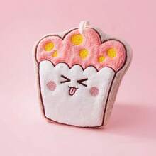 1条挂式厨房吸水手巾，卡通动物图案/多种颜色可选；1条北欧风加厚珊瑚绒手巾，挂式，圆角设计，三层加厚速干毛巾工艺；吸水速干厨房抹布；适合作为中国新年乔迁礼物、日常家居用品、浴室装饰、秋季装饰、开学季礼物、洗碗巾、厨房毛巾。 - 彩色 - 查看 13