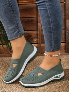 Women's Breathable Mesh Casual Sneakers, Soft, Elastic And Lightweight, Perfect Daily Companion