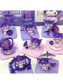 Sanrio Sanrio Kuromi Dream Rose Garden Series Blind Box Hand Office Desk Small Ornaments Cute Dolls Girls' Birthday Gift