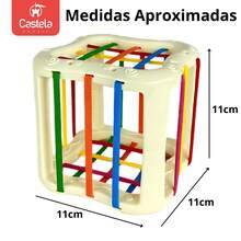 Sensory Educational Cube Kit For Babies Geometric Shapes Castela - Multicolor - View 9
