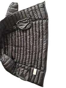 Young Boy Children Padded Coat Mid Length Hooded Long Sleeved Warm Real Pocket Zipper Warm Windproof Winter Bread Jacket - Black - View 5