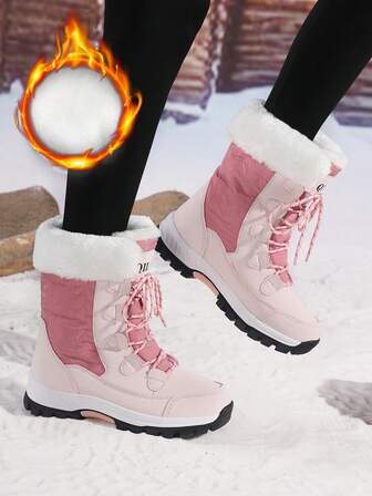 冬季新款大码女式高帮防滑高筒靴、保暖内衬厚面料靴、防水耐用高筒靴、女式雪地靴、女式时尚暖粉色靴、冬季女式户外登山靴、女式防寒雪地靴、女式系带中筒靴、女式旅行靴、女式冬靴、女式厚款户外运动靴、女式滑雪靴、女式登山靴、女式保暖靴