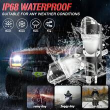 Bombillas LED para faros de coche/motocicleta H4 Proyector de lente 300W Canbus Turbo 6000K H4 Haz alto/bajo Luz antiniebla LED Diodo Enchufe y listo 12v 24v - H4 - Ver 9