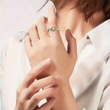 Retro Sunflower Ring, Daisy Ring - Suitable For Women To Wear. Sunflower Jewelry Gift. Festival Gift. Vacation Gift. - 黃色 - 查看 3