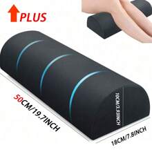 Pillow For Back Sleeping Memory Foam Leg Pillow For Side Sleeping Bolster Pillow For Legs Elevation Half Moon Leg Elevation Pillow For Knee Lumbar Support Ankle Rest And Foot Comfort