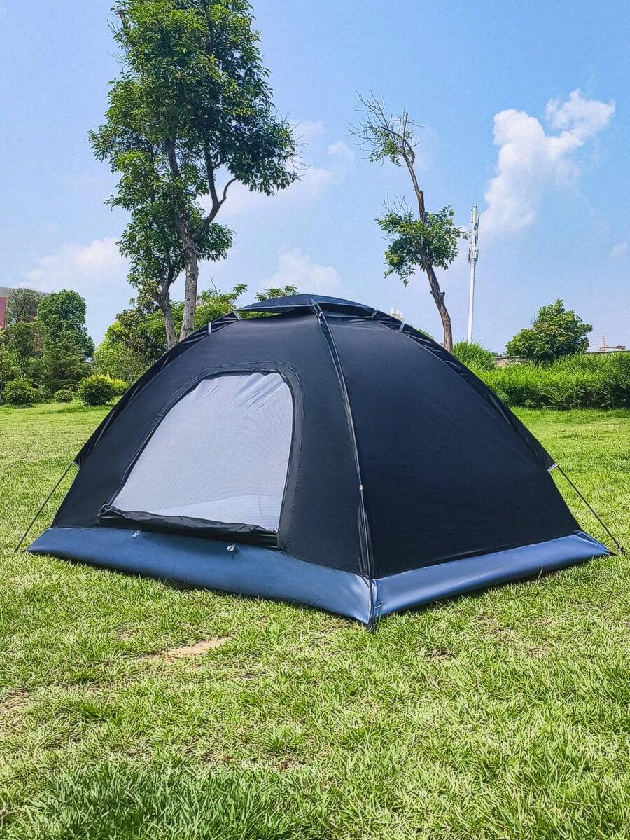 1pc Camping Tent, Multi-Color Options, Waterproof, UV-Resistant, Anti-Mosquito, Easy Assembly, Portable, Handmade, Outdoor Accessories, Suitable For 1-3 People Camping, Hiking, Trekking