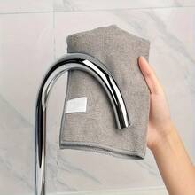 50/20/10 Pieces Microfiber Cleaning Cloth Grey - 12.5"X12.5" High Efficiency Type -1200 Times Wash, Super Absorbent No Trace Mirror Surface Shine Car Cleaning Towel - 10pcs(灰色) - 查看 5