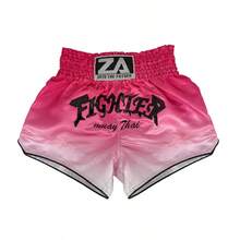 Adult Men's Muay Thai Shorts, Free Fighting Training Pants, Mixed Martial Arts Trousers - Pink - View 4