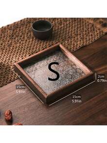 1 pieza Bandeja de servir pequeña de vidrio con relieve, centro de mesa vintage, bandejas decorativas rectangulares, bandejas y fuentes de servir vintage