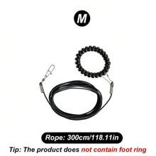 1pc Elastic Bird Leash, Parrot Flying Rope, Release Rope, Extension Leash With Wrist Strap, Lightweight & Non-Harmful, Pet Parrot Flying Combo Set (Excluding Leg Ring)