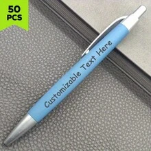 50 szt. długopisów reklamowych z logo, hurtowo na prezenty reklamowe i firmowe, artykuły hotelowe i konferencyjne