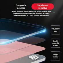 1pc Digital Body Weight Scale, Rose Gold, Sleek Black, Moonlight Silver, Gem Blue, Precise Electronic Bathroom Scale For Home, Adult Health Weighing Device, Compact