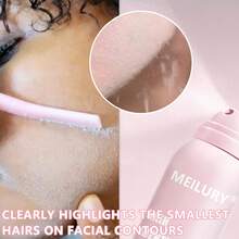 JAYSUING 1pc 100ml Hair Identification Spray, New Upgrade, Suitable For Shaving, Skin Care, Makeup And Hair Removal For Men And Women - Facial Hair Identification Spray With Razor (1 Bottle + 4 Razors) [Care] [Travel Size] [Hair Removal Set] [Halloween] [Christmas] - Pink - View 10