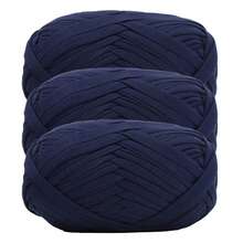 1/3pcs(100g/300g) Premium Polyester Crochet & Knitting Yarn, 30m/100g/Pc Length - Ideal For DIY Projects, T-Shirts, Slippers & Baskets,Fabric Strip Handmade Weaving Diy Bag, Toy, Shoe, Carpet, Organizing Basket Thread
