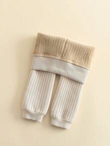 1 件婴儿厚保暖舒适打底裤，秋冬