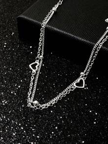 سوار قلب فضة عيار 925 للحظ، هدية للنساء للارتداء اليومي وأعياد الميلاد، تصميم أصلي أنيق وكلاسيكي، مجوهرات راقية للحفلات