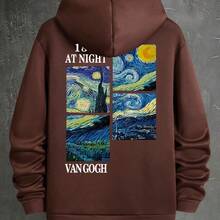 Graphic Tees Hooded Sweatshirt New Spring And Autumn Printed Hoodie - Black - View 5