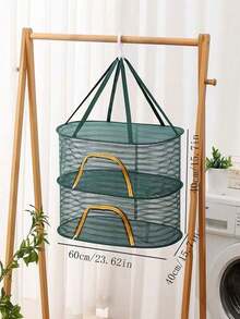 1 Stück Trocknungsnetz Korb, geschlossenes Design zum Trocknen von Fisch, Chilischoten, schädlingssicher