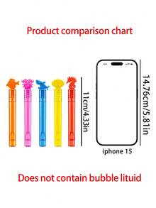 48/24/12pcs Mini Bubble Wands, Ocean Animal Shaped Bubble Bottles, Mini Test Tubes (Bubble Liquid Not Included), Party Atmosphere Creation Tools, Suitable For Weddings, Celebrations, Anniversaries, Parties, Birthday Gifts/Graduation/Back To School Atmosphere Creators - Multicolor - View 11