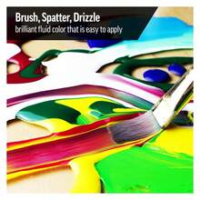 Fluid Acrylics By GOLDEN, Naples Yellow Hue, 16 Fl. Oz. Bottle, Professional Acrylic Paint, Semi-Opaque - Multicolor 258 - View 3