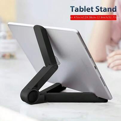 Portable Foldable Compatible With IPad Stand, Compatible With 4" - 11" Tablets And Smartphones, Plastic Desktop Stand Compatible With Xiaomi, Phones And Tablets
