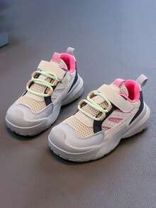 New Spring Style Children's Mesh Breathable Sneakers: Fashionable Casual Sneakers For Girls, Versatile Sneakers For Boys